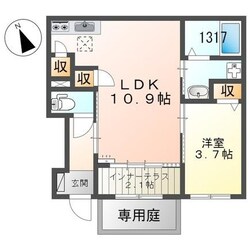 コントレイル糸引の物件間取画像